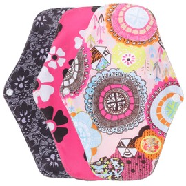 Healeved Bamboo Fiber Washable Sanitary Leak Proof Reusable for Women Panty Liner