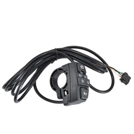 Bicycle Headlight and Tail Light Set, 24-48v Ebike Turn Signals Front and Back Light with Switch and Horn for Riding Cycling