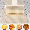 Coehaopike Lattice Roller Cutter，Pizza Silk Hob，DIY Baking Tool for Dought