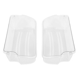 HECASA 240324502 AP2549806 Refrigerator Door Shelf Compatible with Frigidaire Kenmore Electrolux Refrigerator Door Bin 844402 AH429767 EA429767 PS429767 Replacement only Clear 2PCS