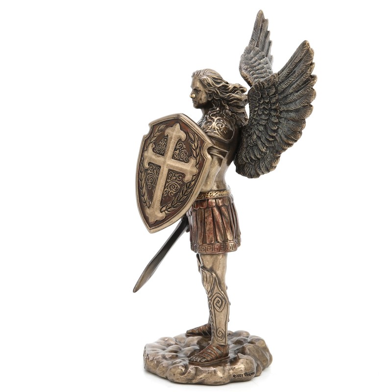 Veronese Design 7 3/4" Archangel Saint Michael Sword and Shield