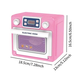 perfeclan Kitchen Small Toy Children Roles Playing Boys and Girls Interactive Cooking Experience Kitchen Accessories Sturdy Pretend Toy, Pink