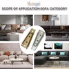 4Pcs Furniture connectors Sectional Sofa Connector, Diagonal Bolts, Sofa Fixing