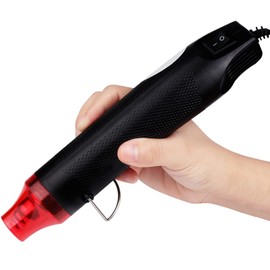 Mini Heat Gun, Embossing Heater, Small, 300 W Hot Air Gun, Hot Air Welder, Handicraft, Repair, Heat Shrink Paper Decoration, Heat Treatment, Rapid Heating, Dry Cat, DIY Tool