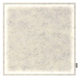 Feltd. Eco Felt Cushion 35 x 35 cm Rectangular Universal Seat Cover – 30 Colours – Optional with Non-Slip and Padded (Natural)