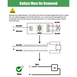 Makergroup GX24Q LED Bulbs, 4000K Neutral White, 4-Pin Base CFL Light Bulb Replacement for 13W 18W 26W Compact Fluorescent Bulb in Bathroom Vent Fan, Kitchen Hood 10W 4-Pack (Ballast Removed Required)