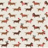 20 Napkins Christmas Dachshund Dog Dachshund Winter Christmas Table Decoration 33 x 33 cm