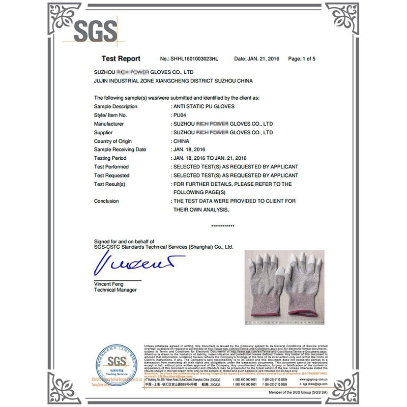 ThxToms ESD Anti Static Gloves, High Resistance Carbon Fiber Protects