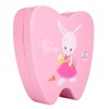 Baby Tooth Box Wooden Children Milk Teeth Collection Organizer Souvenir