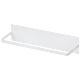 QINGQIU Towel Hanger, Magnet, Towel Rack, Refrigerator, Washing Machine, Towel Bar, Magnet, Towel Rack, Kitchen, Bath, White, Approx. 9.8 inches (25 cm)