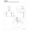 Kingston Brass FB0521 Single-Handle 4 in. Centerset Bathroom Faucet, Polished
