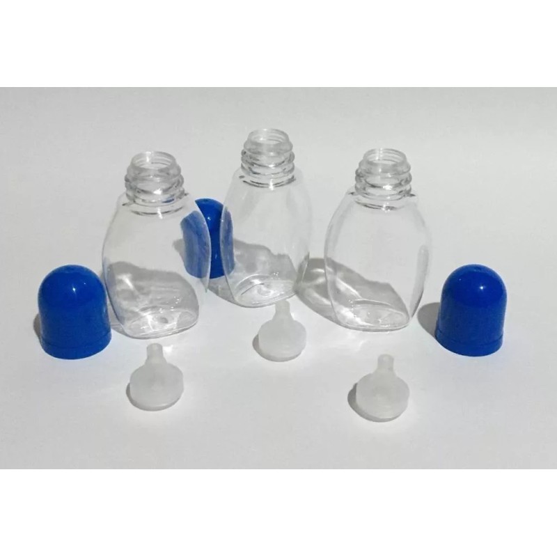 EV Gotero 15 Ml Con Inserto Perforado Y Tapa Azul