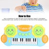 Piano Toy Electronic Keyboard Sound Light Effects Instrument for Above