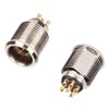 10 Set 6 Pin XLR Male Socket Base Stable Exquisite