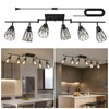 TuyuBEE 6-Light Plug in Track Lighting with Power Cord, Plug