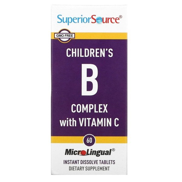 Contains B Complex Vitamin C, 60 tablets that dissolve immediately