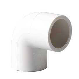 Rainbow Dream 1/2-Inch 90 Degree PVC Pipe Elbow Schedule 40 for Home or Industrial Use - 15 Pack, White (0.5 Inch)