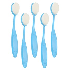 PATIKIL 5Pcs Colored Ink Blending Brushes, Crafting Ink Drawing Art Blenders Background Ink Blending Tool for Card Making Craft Broad Paper, Blue