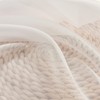 OVZME Ivory Sheer Curtains 36 Inch Length Kitchen Tiers -