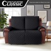 KinCam Waterproof Loveseat Recliner Cover, Non-Slip Reclining Couch Covers for