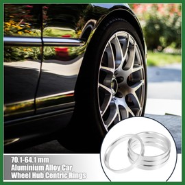 Motoforti 4pcs OD 70.1mm to ID 64.1mm Aluminum Alloy Car Hub Centric Rings Wheel Bore Center Spacer Long-Lasting
