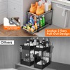 Under Sink Organizer, Pull Out Cabinet Organizer 2 Tier Slide
