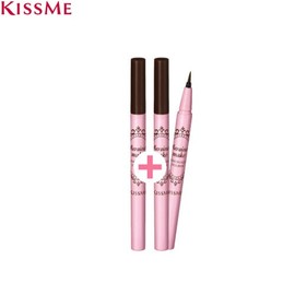 KISSME Heroine Make Smooth Liquid Eyeliner N 0.4ml*2ea, Color:02 Brown