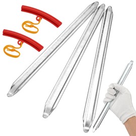 30 cm Motorcycle Tyre Lever Tyre Lever Tyre Adjustment Lever Motorcycle, Steel Mounting Lever with 3 Wheel Rim Protection, Easy to Use Mounting Lever Tyre Change Tool for Motorcycle Bicycle Car