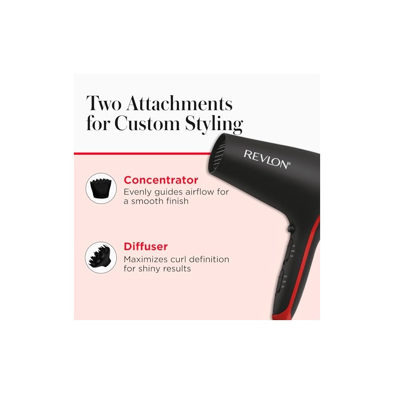 Revlon Secador Smoothstay con Infusión de Coco