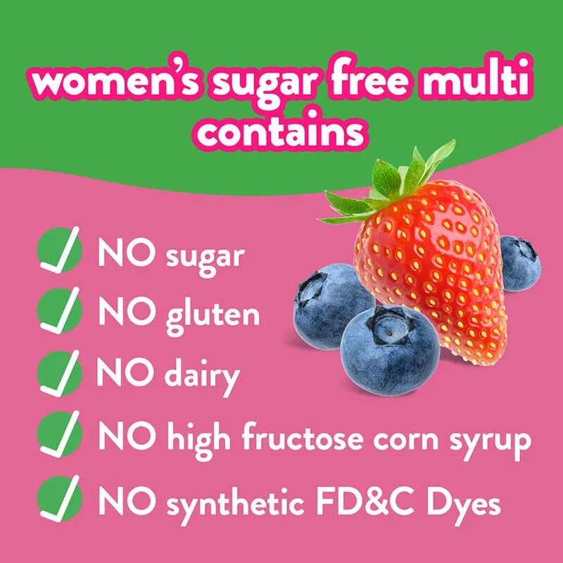 Vitafusion Multivitaminas Women´s Mujer Libre De Azucar