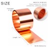 Aoktorkit Copper Sheet Roll, 0.1MM*50MM*1M (0.004"*1.97"*39")