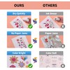 HTVRONT Glossy Printable Vinyl Sticker Paper 55 Pack 8.5" x