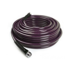 Water Right PSH-075-EP-5PKRS (7/16") Slim Garden, Drinking Water Safe, 75-Foot, Lead-Free Brass Fittings, Eggplant 400 Series Hose