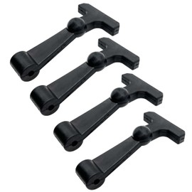 RNTKAB Black Replacement Cooler Latches (4 Pack) - Compatible with Yeti Cooler Accessories and RTIC Cooler - Premium Durable Rubber Latches - Easy to Install