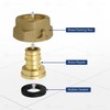 Pex-A 3/4" Pex x 1" FIP Water Meter Coupling Pex-A,