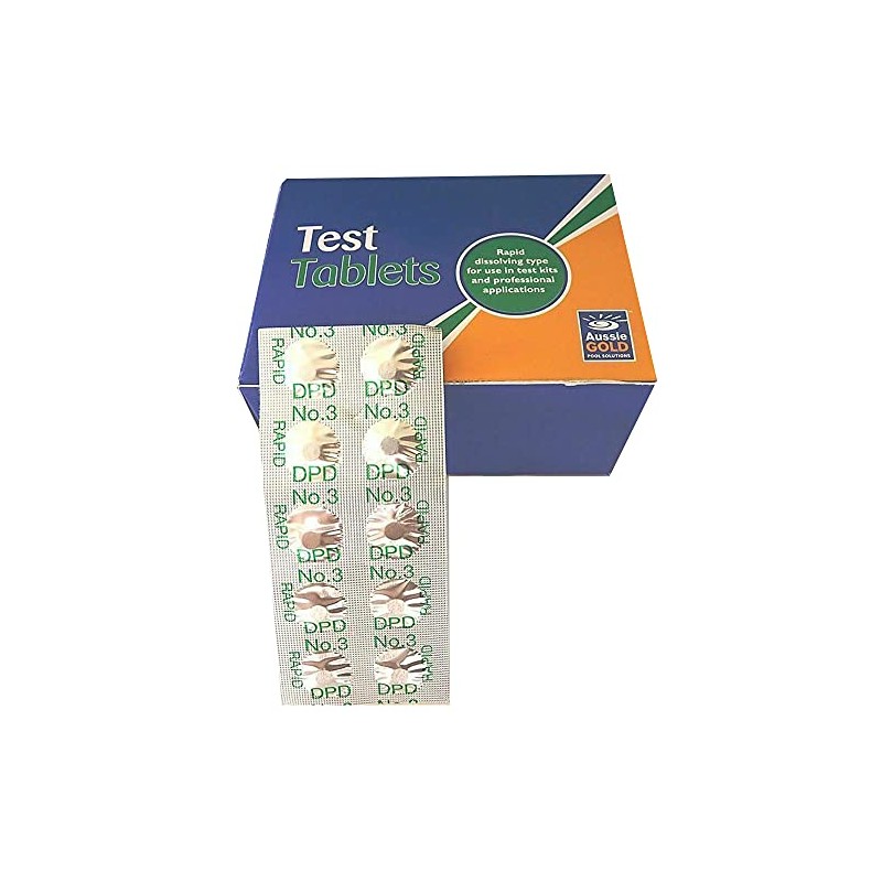 DPD 3 Test Tablets Combined Chlorine Bromine Pool Water Test