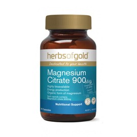 Herbs of Gold Buy Herbs of Gold Magnesium Citrate 900 60 Capsules Online
