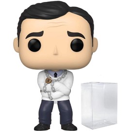 Funko The Office - Straitjacket Michael Scott Pop Vinyl Figure (Bundled with Compatible Protector to Protect Display Box)
