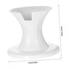 Operitacx Speaker Stands for Desktop White Speaker Riser Bracket Winding