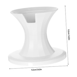 Operitacx Speaker Stands for Desktop White Speaker Riser Bracket Winding Bracket