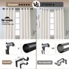Heavy Duty Curtain Rods for Windows 28 to 48 Inches,