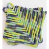 Thick Classic Crochet Pot Holder, Approximately 19 x 19 cm,