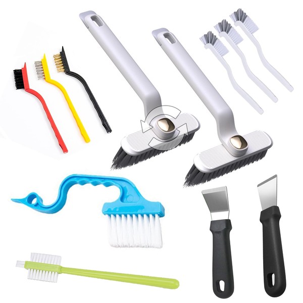 12Pcs Gap Cleaning Brush, Hard Bristle Crevice Cleaning Brushes, Multi-Function