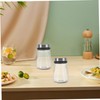 BIUDECO Stainless Steel Salt Pepper Pepper Condiment Jar Dispenser Perfect
