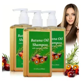 3pcs Champú De Aceite De Batana Con Extracto De Romero 900ml                                                                                          