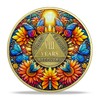 8 Year Sobriety Coin Gifts Set | Sunflower & Butterfly