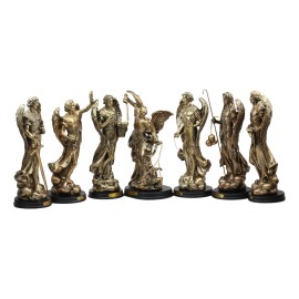 Ebros Set of 7 Archangel of The Angelic Council Statue 8"H Michael Gabriel Etc