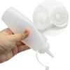 SZXMDKH 8oz Food Grade Reusable Plastic Squeeze Condiment Bottles with