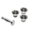 3pcs Refillable Coffee Capsule 304 Stainless Steel Coffee Pods with