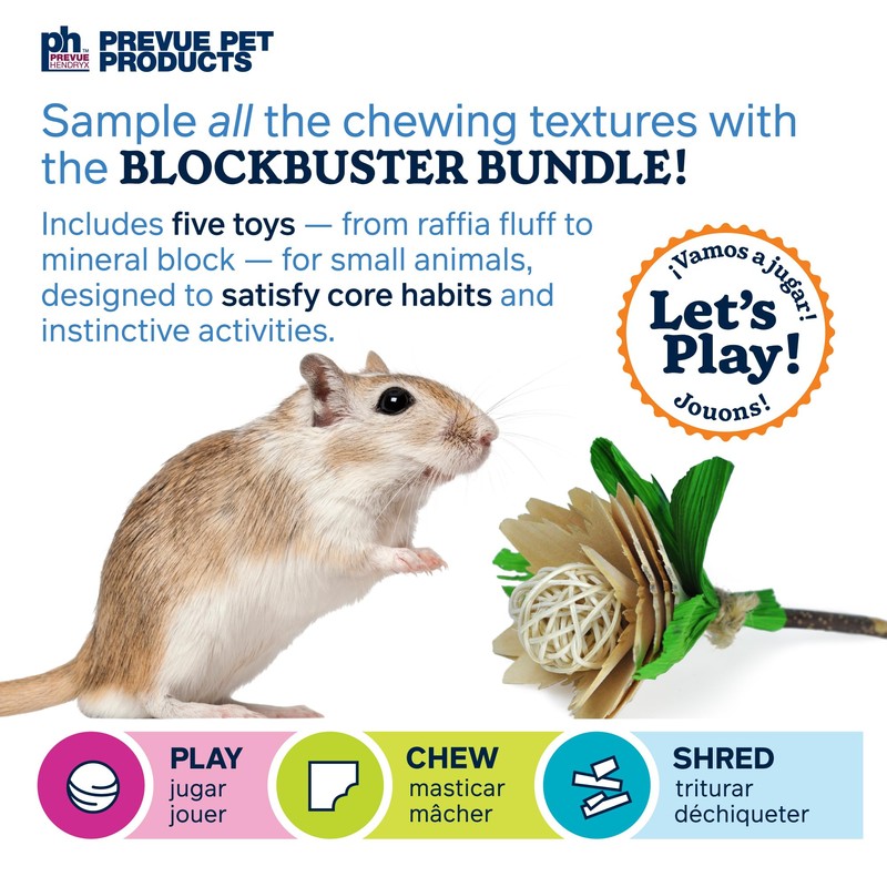 Prevue Pet Products Blockbuster Small Animal Toy Mega Bundle